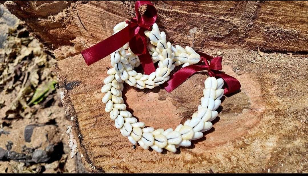 Unique Shell Lei Handmade Polynesian Shell Lei – Hand-collected Seashells From French ...