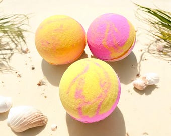 Badebombe Geschenk für Sie | Lavendel Eukalyptus Fizzy mit Hanfsamenöl | Empfindliche Haut