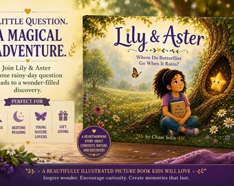 Lily & Aster: Where Do Butterflies Go When It Rains? | Children’s Picture Book, Nature Story, Bedtime Story for Kids