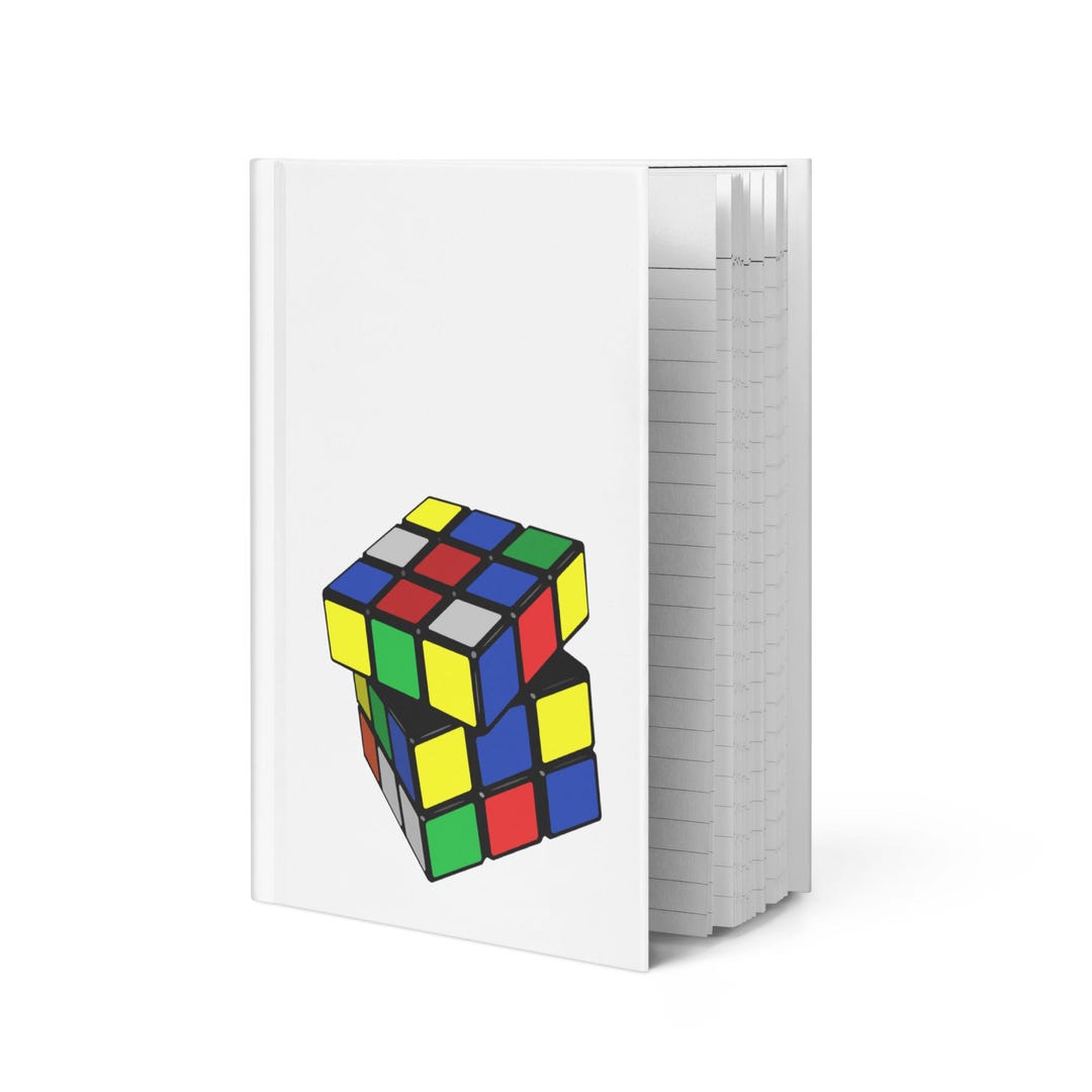 Cube Notebook Notebook - Rubik's Cube (hardcover, Matte) - Etsy