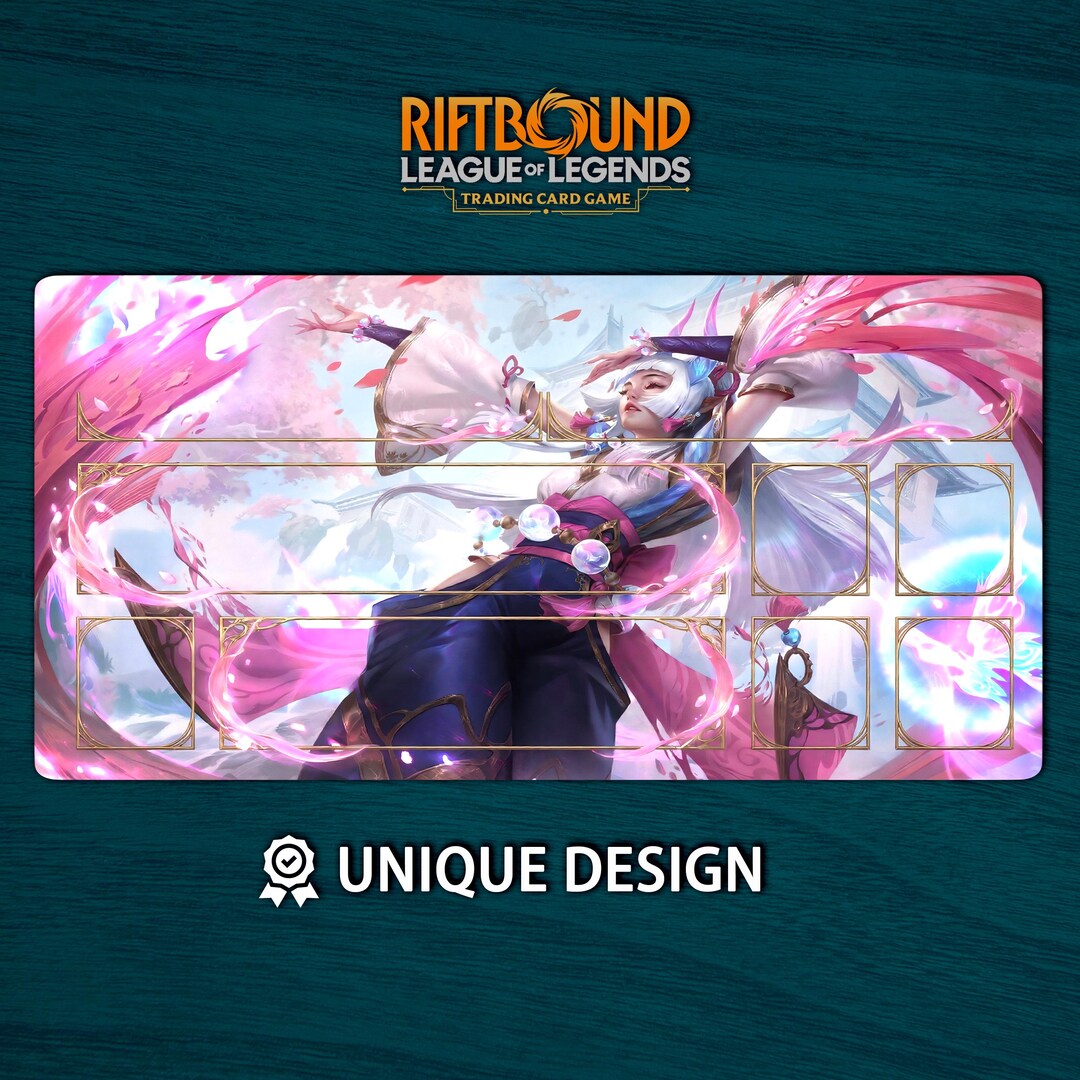 Riftbound Playmat Syndra Edition • Custom Board Game Mat With Zones ...