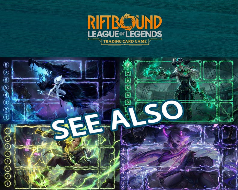 Riftbound Playmat Akali Edition • Custom Board Game Mat With Zones ...