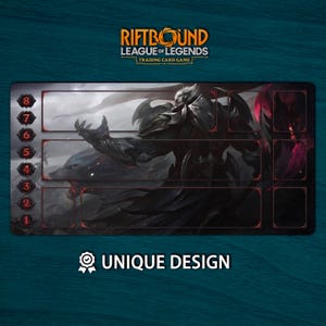 Riftbound Spielmatte Darius Edition • Spezialangefertigte Brettspielmatte • Spielmatte • Digitaler Download oder Physisches Tcg Pad • League of Legends Fan Art 60x35