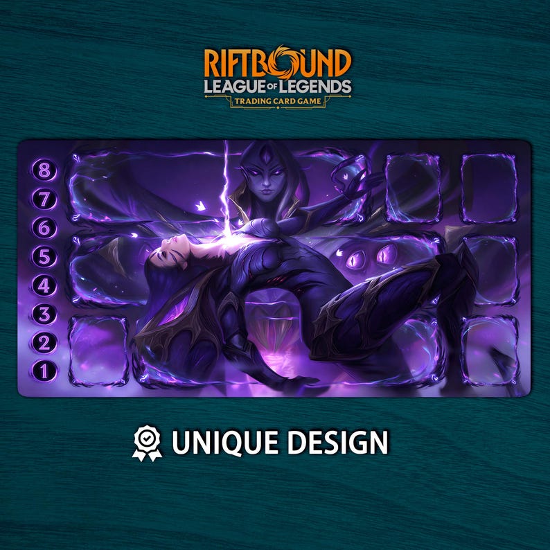 Akali Alt Riftbound Riftbound Playmat Akali Edition • Custom Board Game Mat With Zones ...