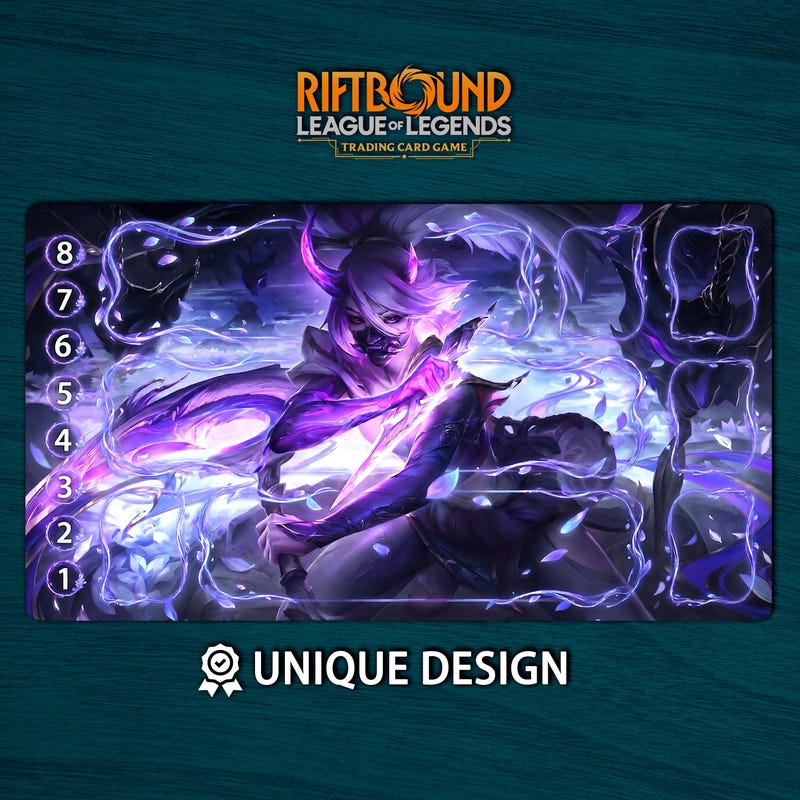 Akali Playmat Riftbound - Etsy
