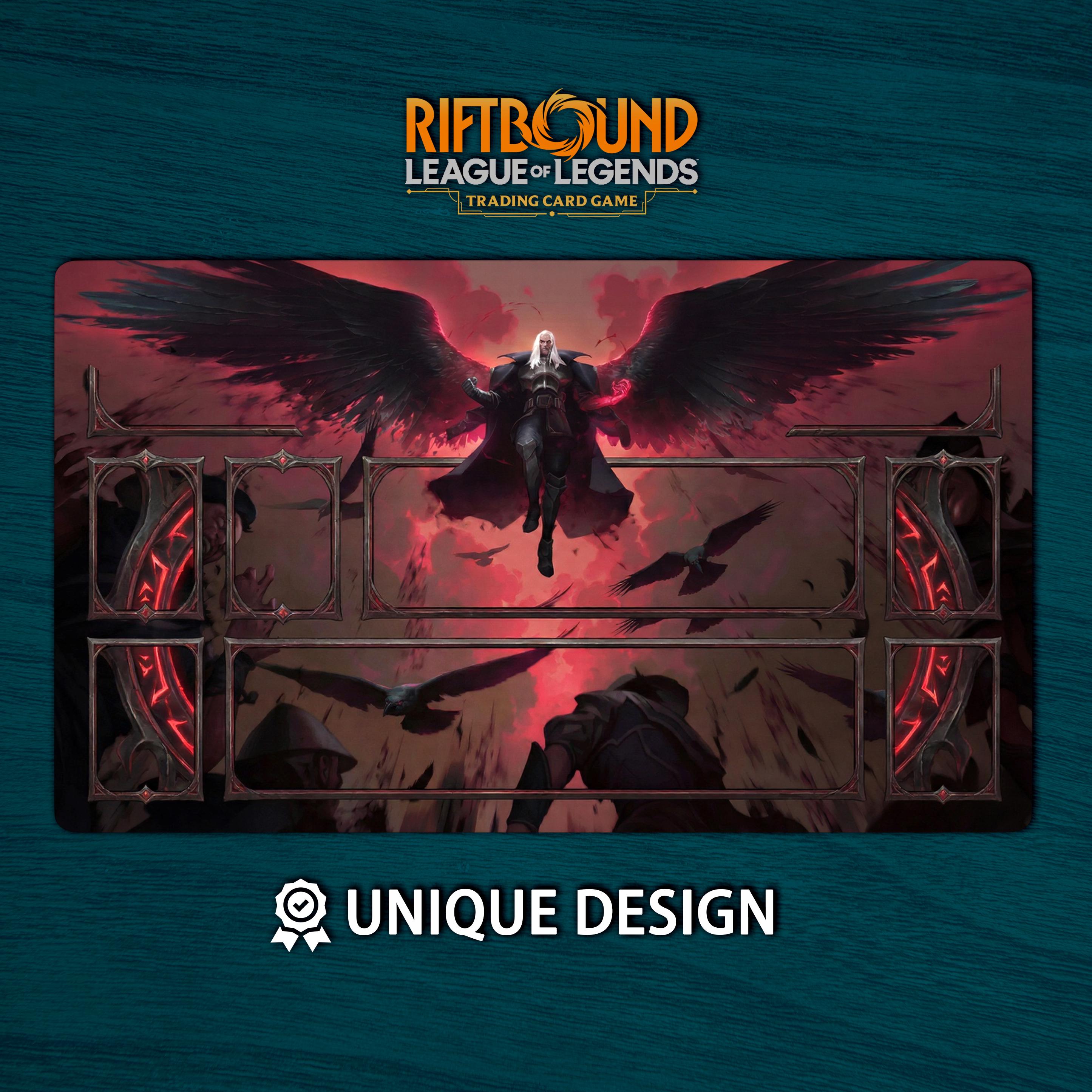 Riftbound Playmat Garen Edition • Custom Board Game Mat With Zones ...