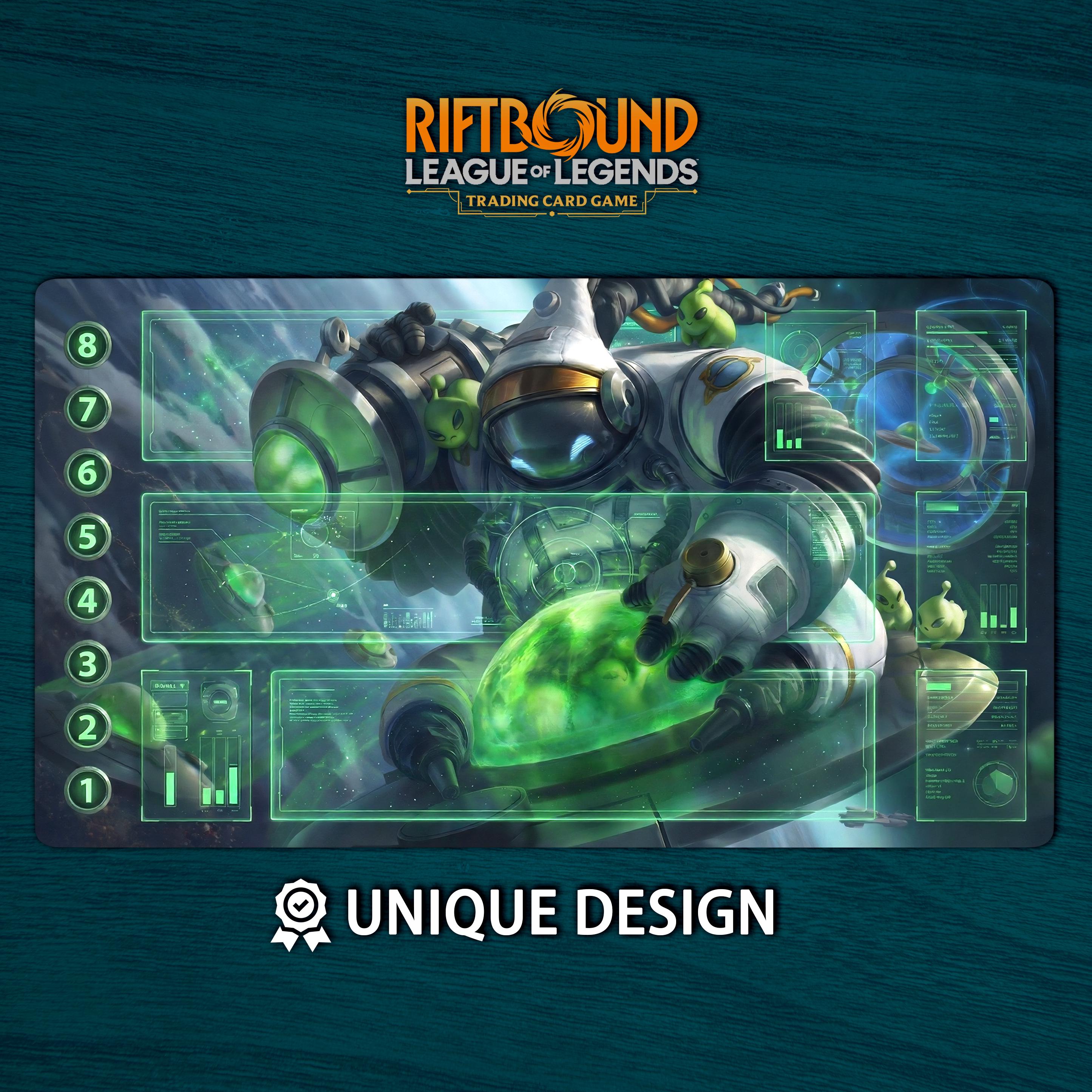 Bard League of Legends Playmat • Riftbound TCG Board Game Mat (digital ...