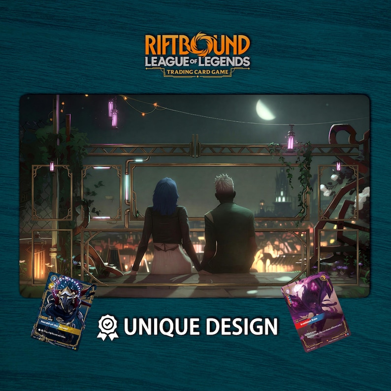 Riftbound Playmat Akali Edition • Custom Board Game Mat With Zones ...