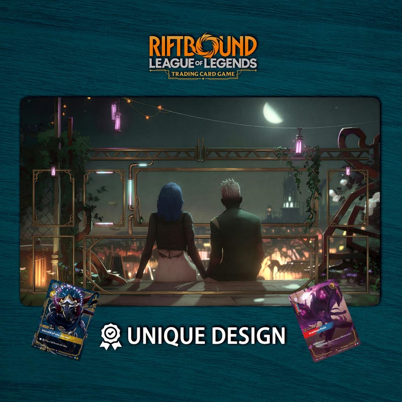Bard League of Legends Playmat • Riftbound TCG Board Game Mat (digital ...