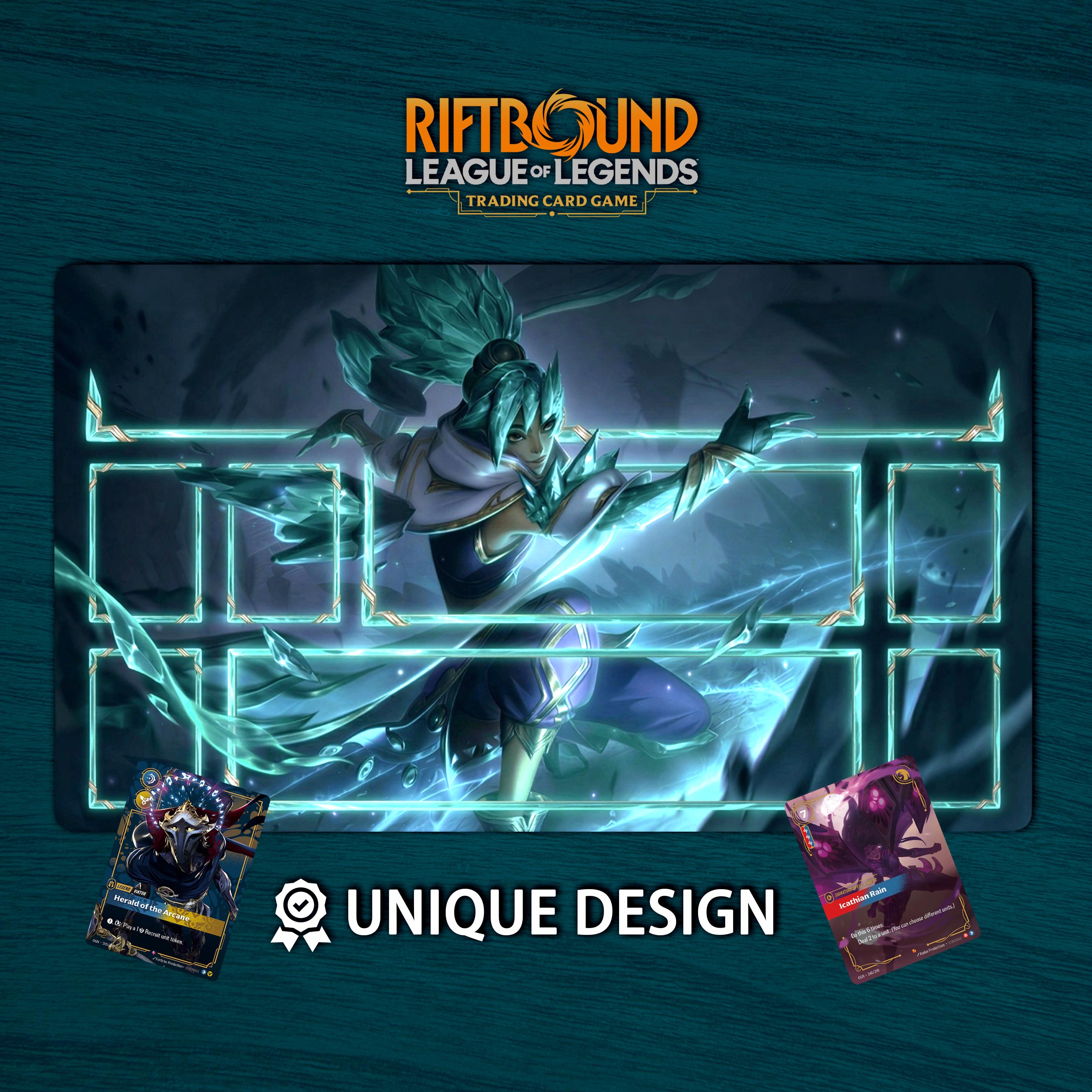 Riftbound Playmat Zed Edition • Custom Board Game Mat With Zones ...