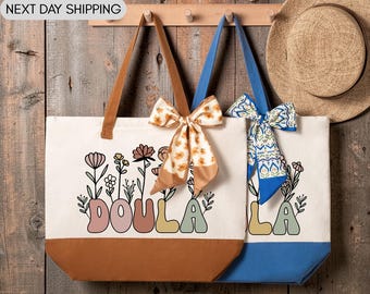 Doula Tote Bag, Birth Coach Appreciation Gift, Midwife Bag, Labor Support Tote, Birth Worker Bag, Pregnancy Gift, Childbirth Educator Bag