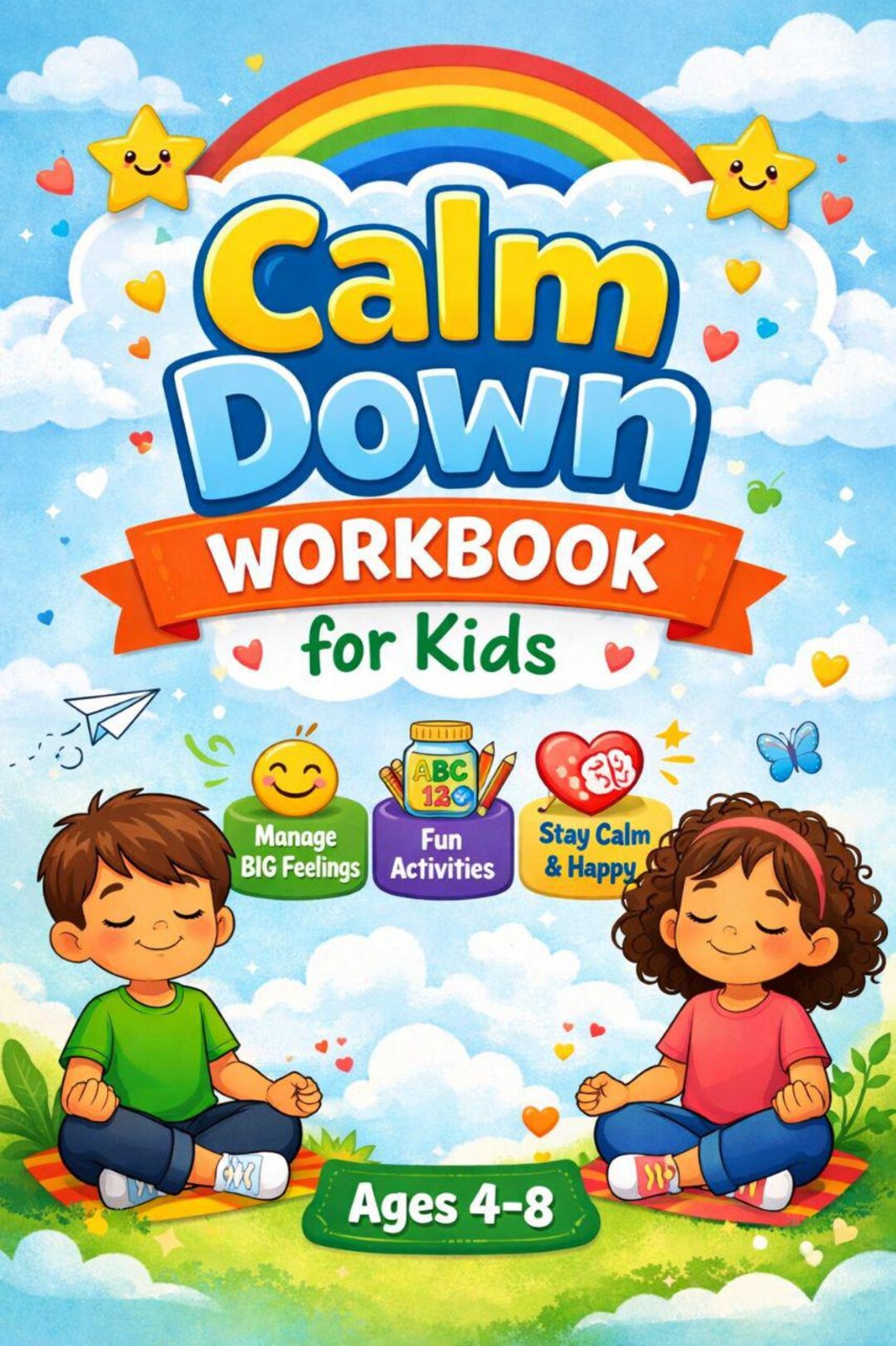 Calm Down Workbook for Kids Printable PDF – Emotional Regulation ...
