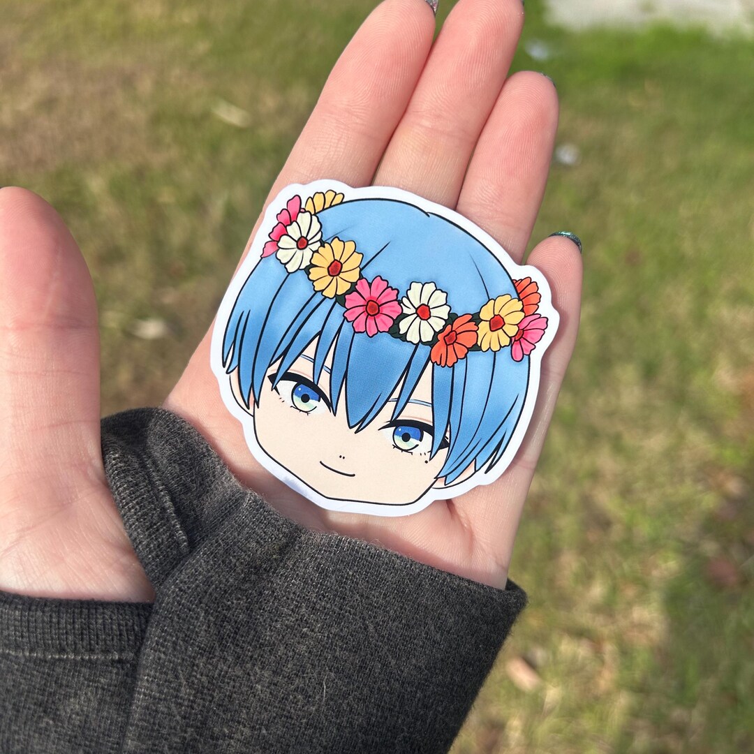 Chibi Hero Sticker | Vinyl Anime Sticker for Laptop, Kindle, Water ...