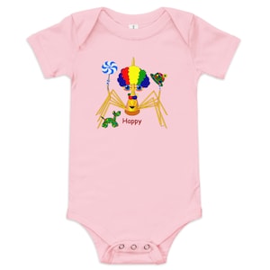 Lindo Payaso Una Pieza, Cangrejo de Dibujos Animados, Onesie onsie, Baby Shower, Regalo para, Bebé, recién nacido, bebé, primer cumpleaños, caprichoso, inspirador, 1o