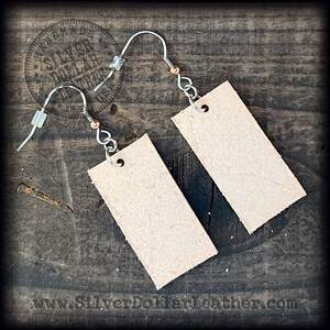 Bluegrass License Plate LEATHER Printed Earrings image 2