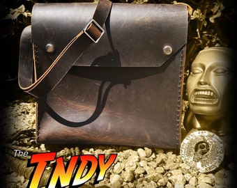 The INDY Satchel - Dark Brown