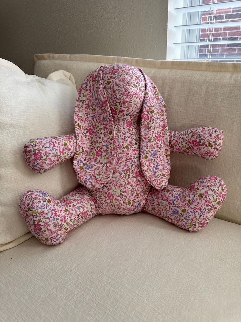 Homeade Stuffed Rabbit Bunny, Stuffed Animal, Rabbit, Handmade - Etsy