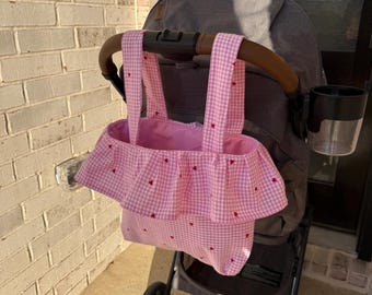 Stroller caddy, diaper caddy for stroller