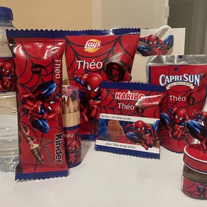 Personalisiertes Briefpapier im Spider-Man-Design