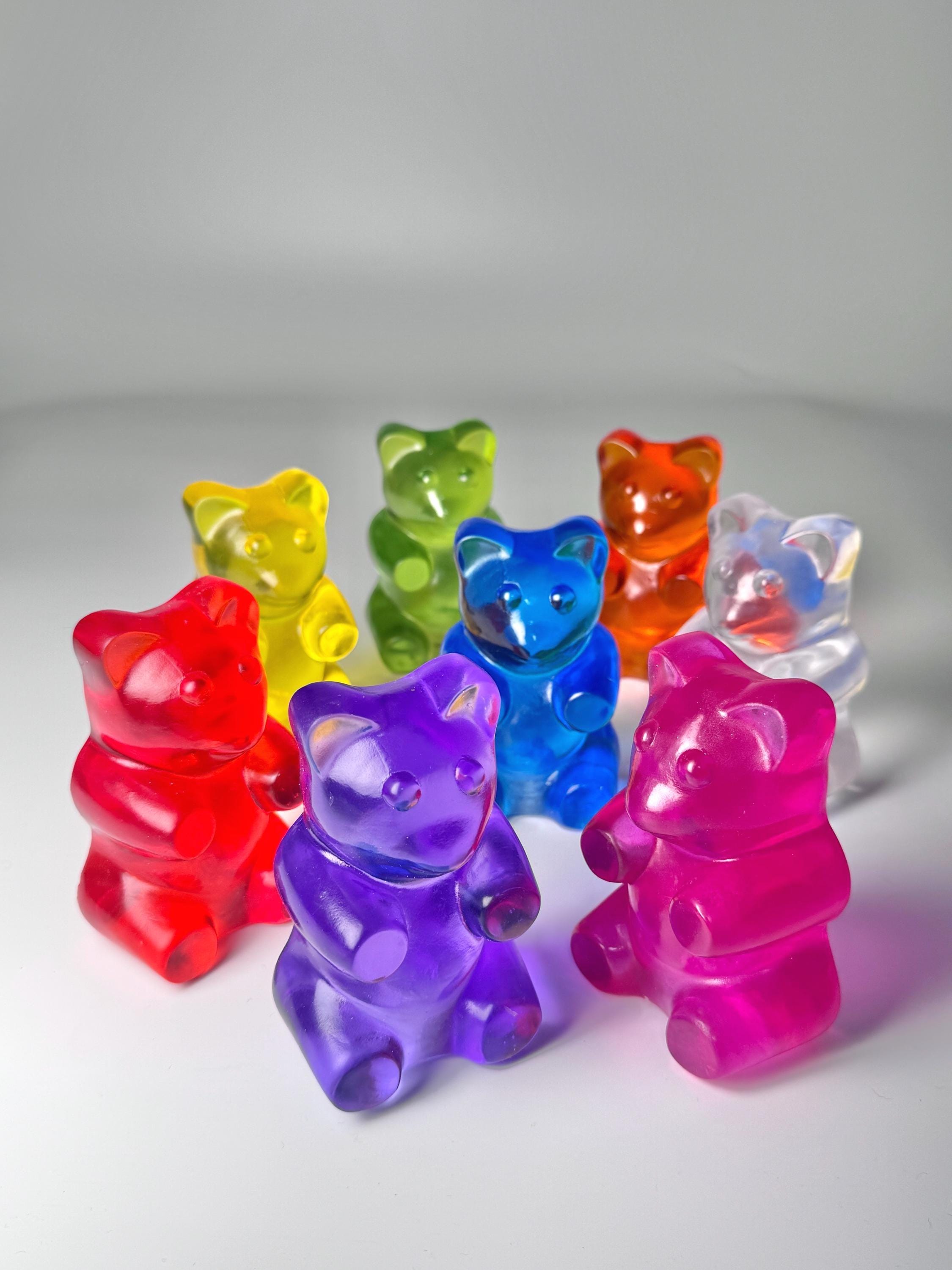 Handmade Resin Gummy Bear Lamp, Nostalgic Night Light, Y2K Kidcore Decor