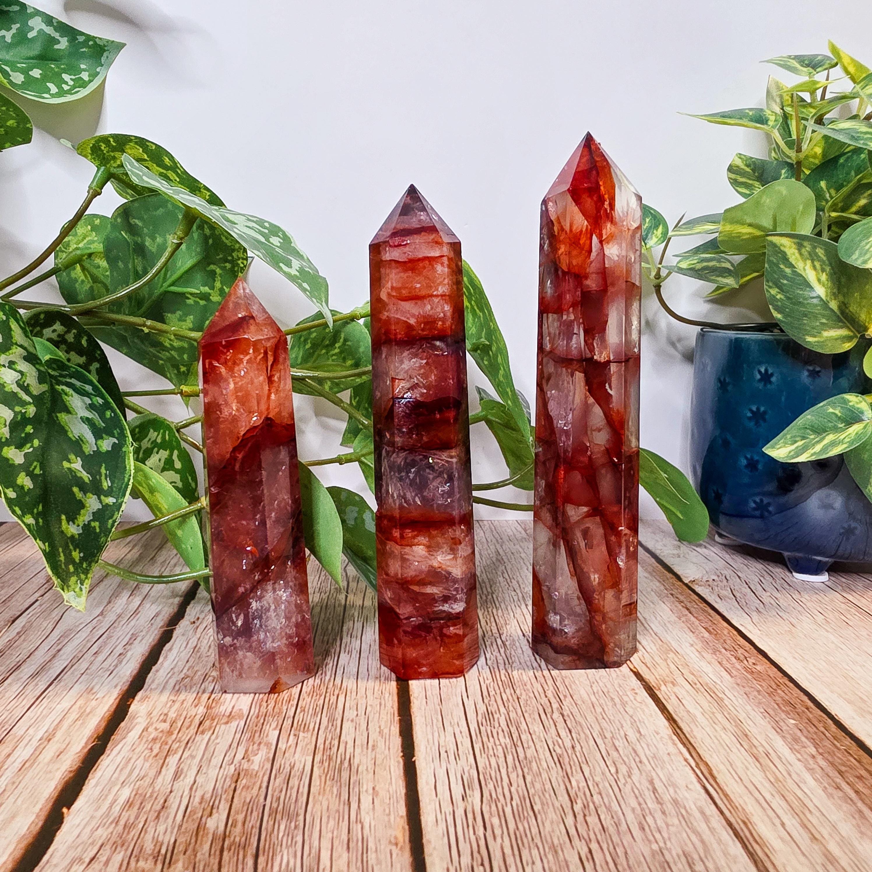 Fire red quartz tower - Etsy 日本