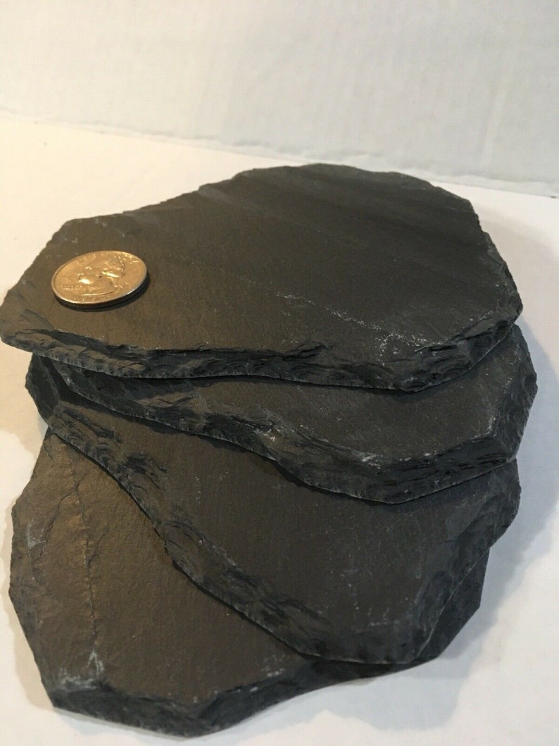 6 SLATE AQUARIUM Fish Tank Reptile Stone Gravel Craft NATURAL Etsy