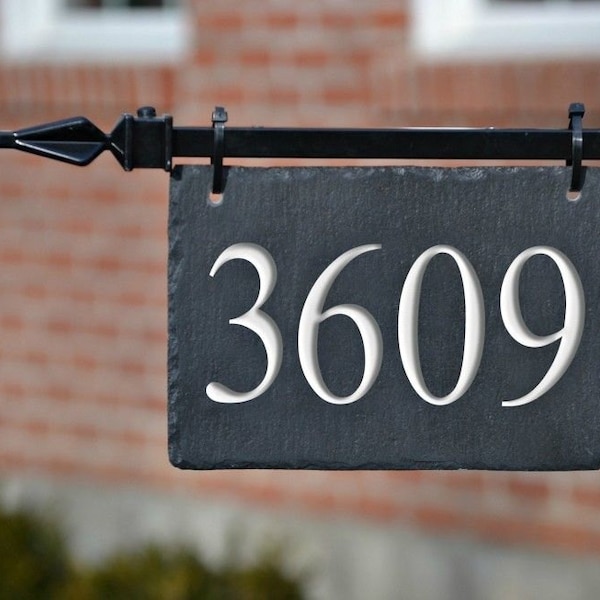 Hanging Address Sign Etsy