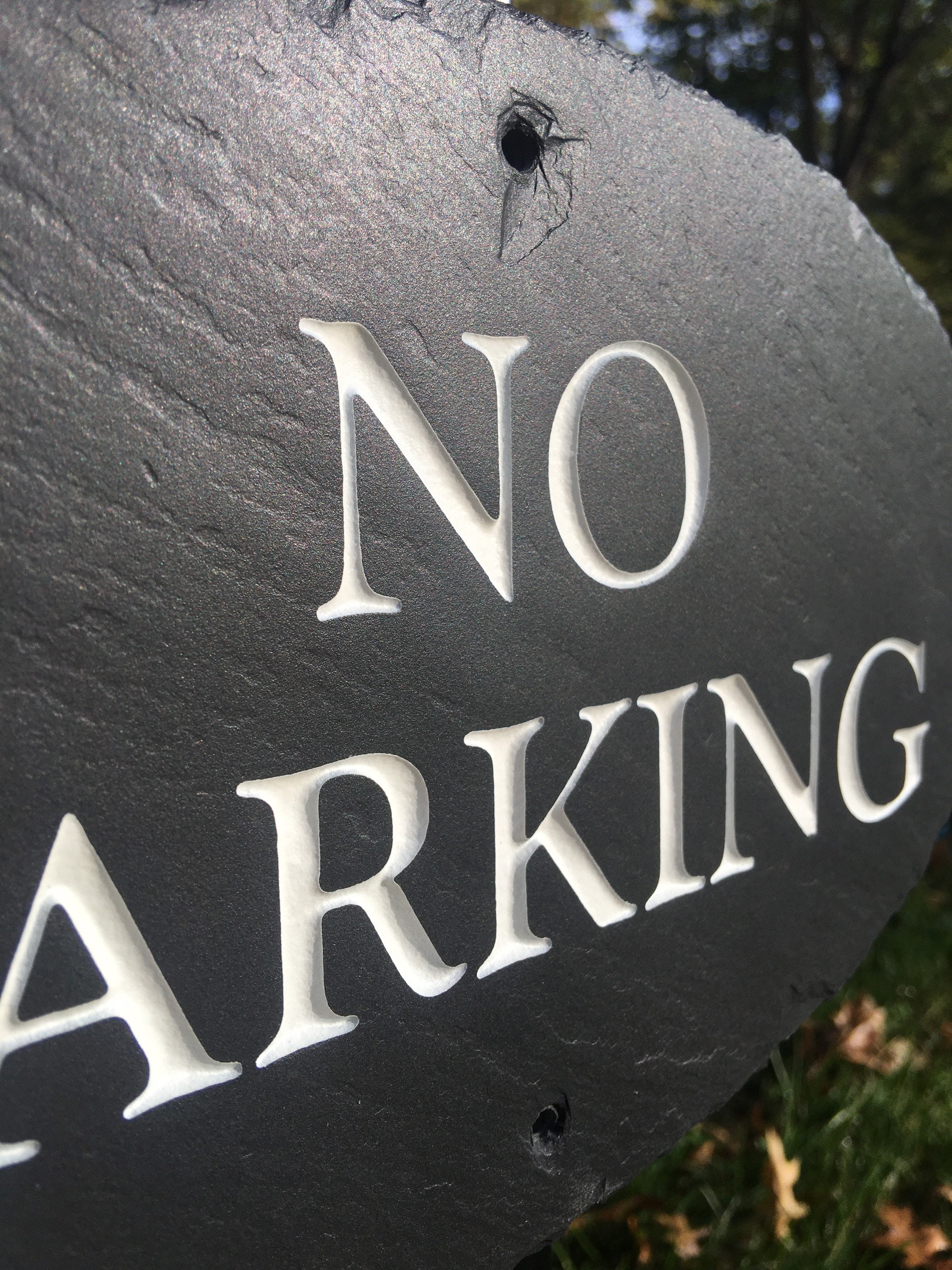 Aazon.co: 3 Pack Large No Parking Sign, 18 X 12 Inches Do Not Block - View #9