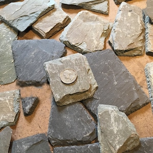 15 lbs SLATE Stone AQUARIUM Reptile snake Rock Fish Tank Craft Mosaic Garden