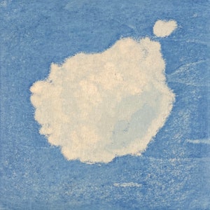 Silver Lining #6: stampa xilografica Giapponese originale numerata
