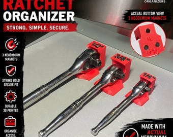 Magnetyczny organizer z grzechotką do skrzynek narzędziowych