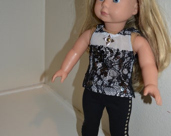 Leggings and top for 18 inch doll