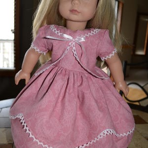 1850s dress for 18 inch doll