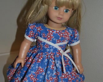 Stars dress for 18 inch doll