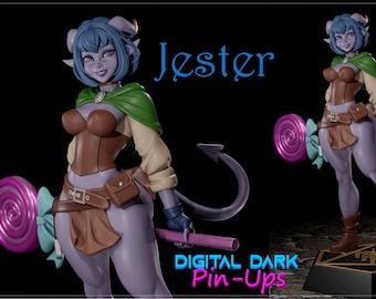 Jester Lavorre- 23 cm(SFW/NSFW/FUTA)- Digital Dark Pinups