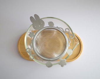 bunny matcha sifter ring/case | food grade stainless steel | matcha tools & accessories