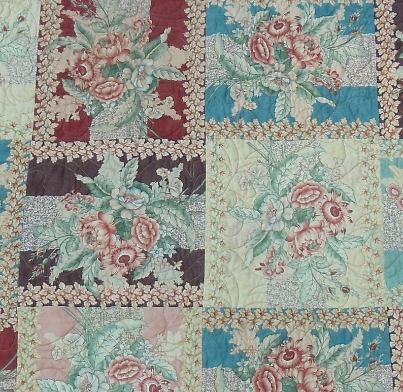 PRIMROSE QUILT 75x95 Ready to ship Etsy