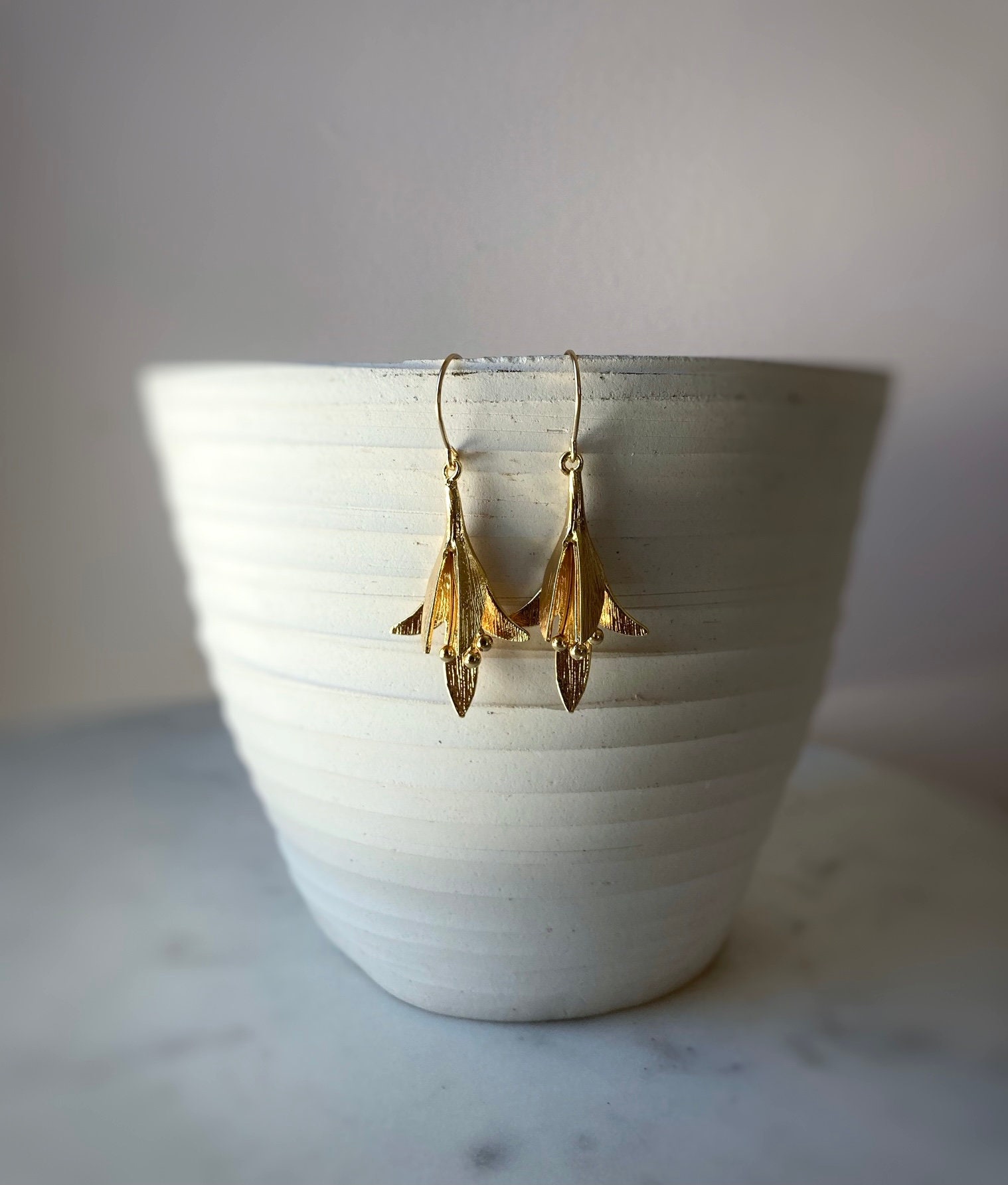 Blush Tigerlily Earrings