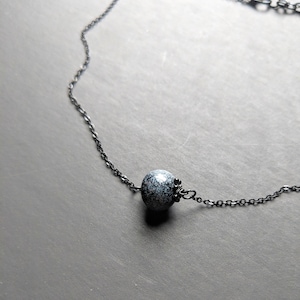 Blueberry Necklace - blueberry jewelry - fruit necklace - fruit jewelry - vegan necklace - gift for women gift for her blueberry bead
