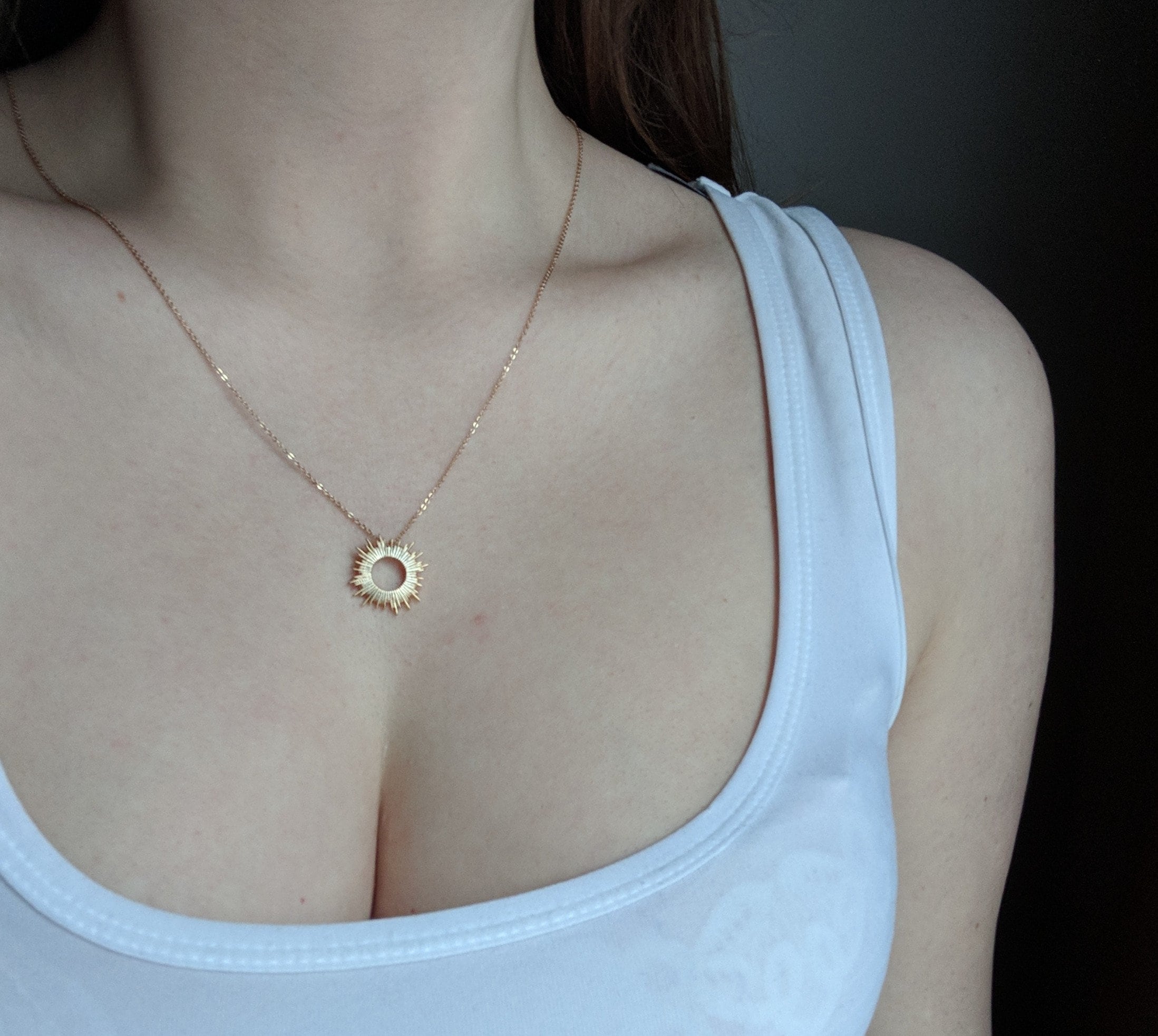 Solar Eclipse Necklace - Etsy