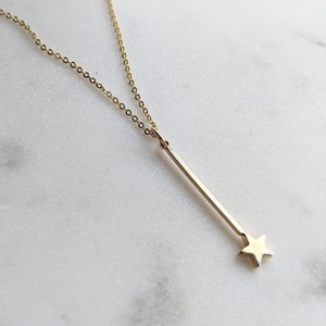 Fairy Godmother Wand Gold Necklace / Fairy Godmother / Cinderella / Magic Wand Jewelry / Godmother Gift image 4