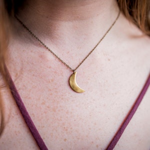 Crescent Moon Necklace Moon Pendant Space Galaxy Moon Jewelry Necklace  Art Gifts for Her Space pendant Moon necklace moon pendant