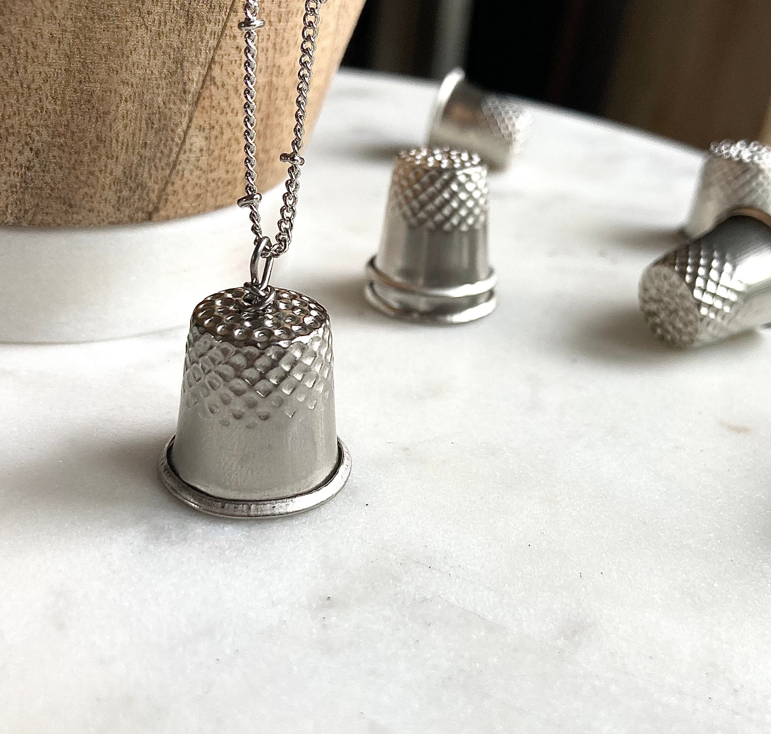 Silver thimble - Etsy 日本