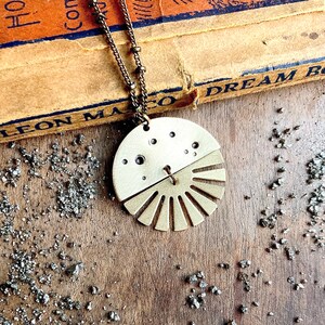 Sun and Moon Necklace / Light and Dark / Celestial jewelry / Full Moon Necklace / Moon Jewelry / Boho / Bohemian / balance