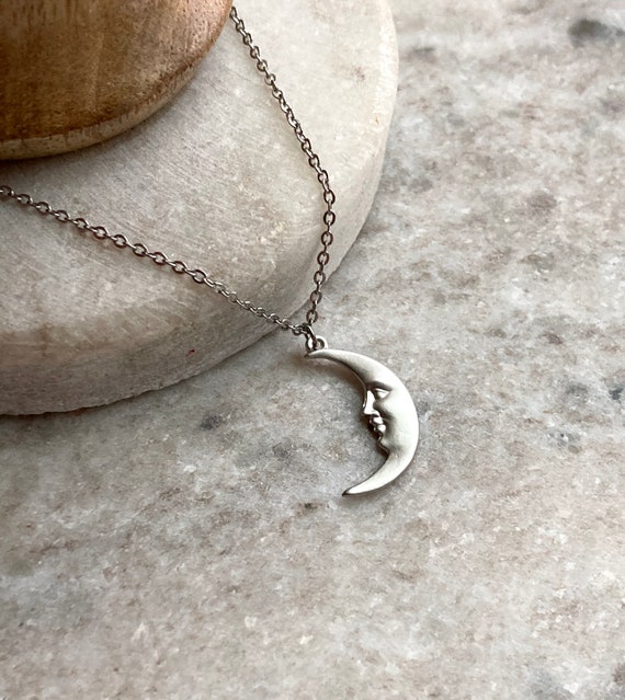Man in the Moon, Celestial Necklace Man in the Moon, Celestial Necklace