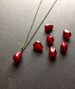 Pomegranate Seed Necklace / Pomegranate Fruit Necklace/ Fruit Jewelry /Vegan Necklace  /Fertility Gift for Her / Pomegranate Pendant 