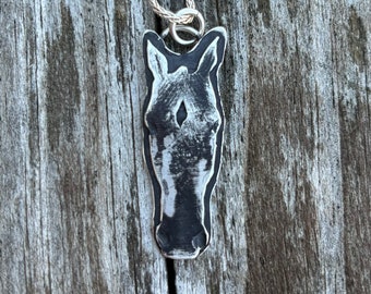 Horse head necklace