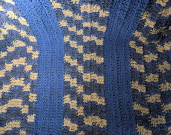 Blue Lapghan/Baby blanket