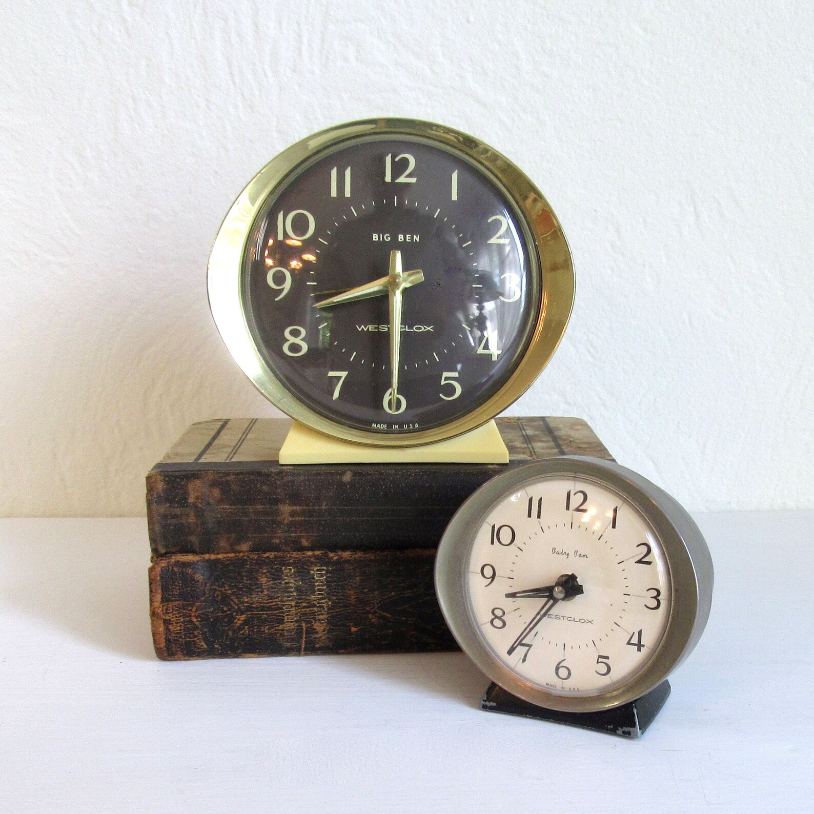 Vintage Westclox Windup Alarm Clocks Big Ben and Baby Ben Etsy