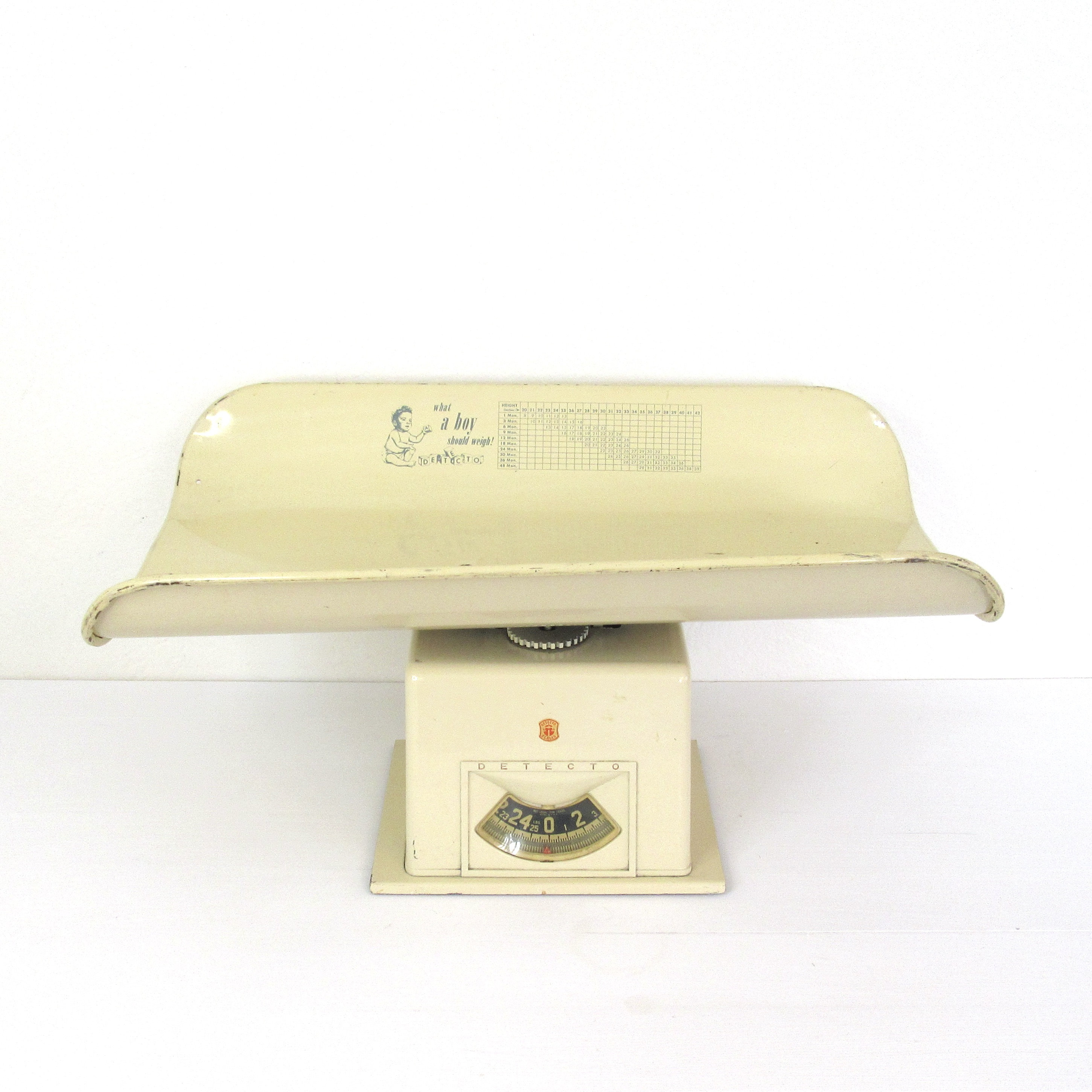 Vintage Detecto Baby Scale, Infant Scale, Vintage Nursery Decor